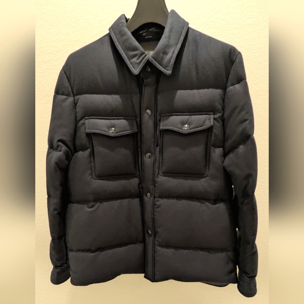 Tom Ford Men's Cashmere and Wool-Blend Down Jacket - Size 54